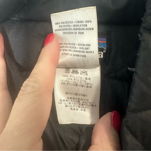 Patagonia Women’s SMALL Black Nano Black Puffer Jacket Excellent Condition VIDEO - Picture 9 of 11